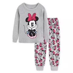 Conjunto de pijamas infantil Minnie Cartoon, pijamas meninas, roupas infantis, bebê, algodão, muitos estilos, primavera, outono, novo - loja online