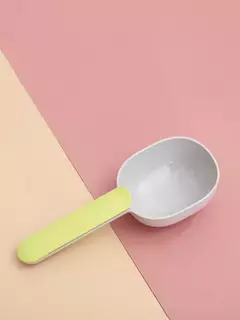 Imagem do Uma colher de comida para animais de estimação, multifuncional 2 em 1 com alça de clipe selada, adequada para gatos e cães, pássaros, colher de alimentação de coelhos