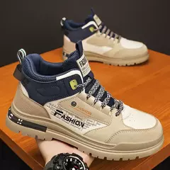 Tênis casual vulcanizado masculino, sola macia, tênis esportivo para caminhada, ao ar livre, masculino, outono na internet