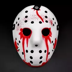 Presente filme máscara de hóquei jason voorhees sexta-feira 13th horror máscara assustadora festa de halloween cosplay máscaras para adultos homens dia das bruxas - Wolf Magazine