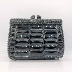 Bolsa de cristal strass para mulheres, bolsas femininas de luxo, baile de cristal, senhora, diamante, festa de casamento, bolsas de ombro na internet