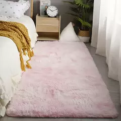 Imagem do Tapete macio grande para o quarto das crianças, tapete macio, tapetes brancos de cabeceira, decoração rosa, piso bonito das meninas, crianças, sala de estar