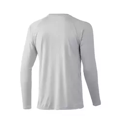 Imagem do Proteção UV Manga Longa dos homens Pesca Camisas, Roupa ao ar livre, Verão Jersey, Upf 50 Roupas, Desempenho Respirável Camisas de Pesca