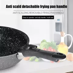 Alça removível removível para panela, Talheres ao ar livre, Clipe anti-escaldante, Aperto de mão para cozinhar cozinha, Tigela de panelas de fritura - Wolf Magazine