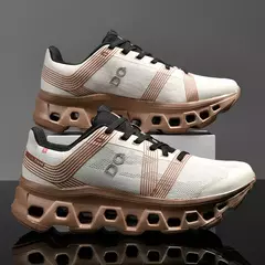 Nova moda tênis de corrida com absorção de choque leve respirável na moda tênis casual - comprar online