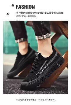 Tênis de malha respirável masculino, leve, confortável, meias antiderrapantes, sapatos esportivos e de lazer, tendência, verão - Wolf Magazine