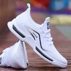 Yez-Tênis de malha macia respirável masculino, tênis de corrida ao ar livre, moda versátil na moda, calçados casuais para verão, novo, 2022 - Wolf Magazine