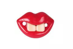 Chupetas engraçadas para bebês, bigode chupeta, chupeta recém-nascida, dentes Binky, presente para meninos, 0-6 meses - comprar online