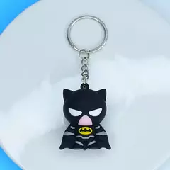 Marvel dos desenhos animados chaveiro homem aranha homem de ferro morcego hulk thor anime vingadores chaveiro figura silicone chave do carro jóias brinquedos presente na internet