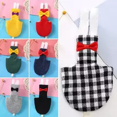 Fraldas laváveis de papagaio Roupas de bolso, Pet Bird Roupas bonitos, gravata borboleta, alça de renda, roupas leves, suprimentos para pássaros, novo - loja online