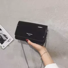Bolsa de ombro quadrada para mulheres, bolsa crossbody de corrente, bolsa Y2K feminina, compras diárias, prata, nova moda, 2023
