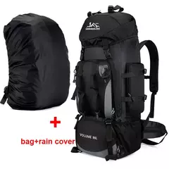 Impermeável Caminhadas e Camping Mochila, Sacos Esportivos ao Ar Livre, Trekking Bag, Mochila de Grande Capacidade, Equipamento de Viagem, 90L - loja online