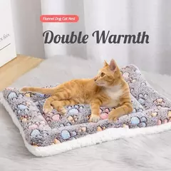 Dupla face pet esteira esteiras de pelúcia curta cama de dormir para gatos cães pequenos bonito almofada para animais de estimação cobertor quente gatinho almofada gato sofá cama na internet