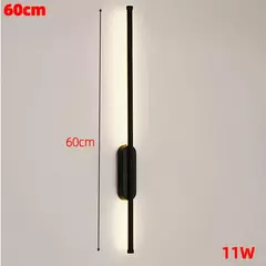 Nórdico moderno Faixa LED Luz de Parede, Sala, Sofá Fundo, Cobre completa, Quarto, Cabeceira, 80cm, 60cm, AC85-265V - Wolf Magazine