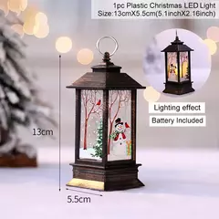 Natal LED Light Lantern, Decoração para casa, Quarto, Fairy Lights, Ano Novo, Lâmpada decorativa, 2023 - loja online