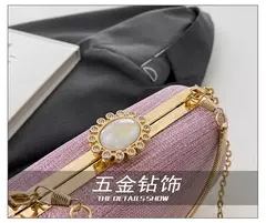 Saco de noite luxuoso para mulheres, alto design, banquete de festa, saco de glitter para senhoras, embreagem do casamento, bolsa de ombro, bolsa de corrente, marca - loja online