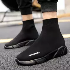 Tênis casual masculino, meias confortáveis, sapatos de caminhada, ao ar livre, resistente ao desgaste, treinador, corrida, casal