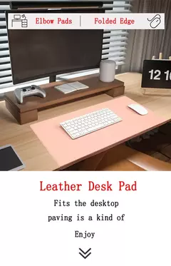 Dobrável cotovelo guarda de pulso couro escritório mesa tapete grande mouse almofada computador portátil mesa gaming mousepad tapete almofada - Wolf Magazine