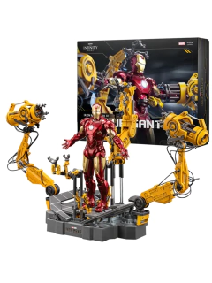 Zd brinquedos terno para cima pórtico com mk4 homem de ferro pórtico original 1/10 tony stark modelo figura ação brinquedo colecionável presente para criança