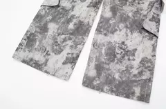 Calças TRAF-Cargo para Mulheres, Patch Pockets, Impresso, Cintura Média, Fly com Zíper, Streetwear, Calças Femininas, Moda - Wolf Magazine