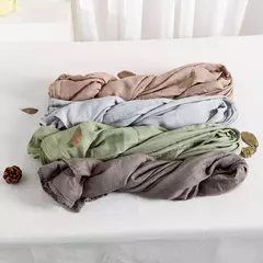 Kangobaby-Cobertor De Swaddle De Musselina De Algodão De Bambu Do Bebê, Toalha De Banho De Recém-nascidos, Colcha Infantil, Monocromática, My Soft Life, Tamanho 120x110cm - loja online