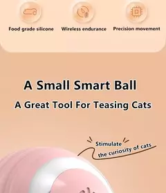 2 pçs gato bola interativa interior rolamento automático bola mágica inteligente gato brinquedos eletrônico interativo gato brinquedo gato jogo acessórios na internet