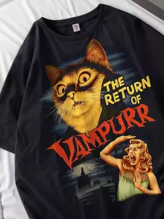 Camiseta de algodão doberman estampada feminina, tops de manga curta com o pescoço, camiseta solta macia, roupas femininas casuais, moda rua, verão - comprar online