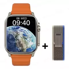 Imagem do Relógio Inteligente 9 para Homens e Mulheres, Chamada BT, NFC, Sempre em Exibição, Temperatura Corporal, Fitness, Série 8, Apple, Android, 2022