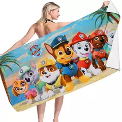 Anime Paw Patrol Toalha De Praia Cartoon Chase Toalhas De Verão Banheiro Toalha De Banho Natação Toalhas De Natal Viagem Toalha De Praia Secagem Rápida na internet