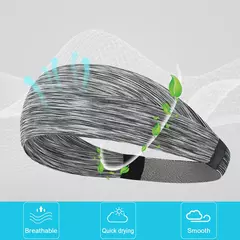 Elastic Absorbent Sports Headband para homens e mulheres, bandagem de cabelo, suor, corrida, fitness, ciclismo, corrida, tênis, ioga, academia na internet