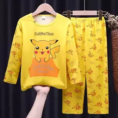 Pijamas Pokémon unissex para crianças, roupas da moda para meninos e meninas, crianças e meninas - comprar online