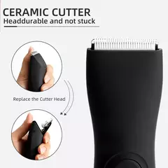 Imagem do Mens Body Hair Trimmer para homens Bolas Mulheres Lady Shaver Depilação Bikini Trimmer Virilha Body Shaver Groomer Arm Beard Razor