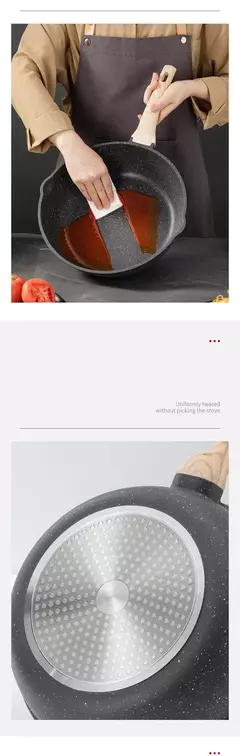 Granito antiaderente Cozinhar Conjuntos com Frigideiras, Pan Stock Pot, Molho Pan, Panelas De Cozinha, Antiaderente, 8Pcs - comprar online