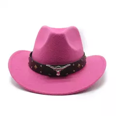 Mulheres e Homens Lã Ocidental Chapéu de Cowboy, Cavalheiro Senhora Jazz Cloche Sombrero Bonés, Tamanho Grande, Inverno, Outono, Novo, 2