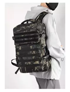 Impermeável Outdoor Tactical Mochilas, Molle Nylon Mochila, Esportes, Camping, Caminhadas, Trekking, Caça, 35L, 1000D - Wolf Magazine