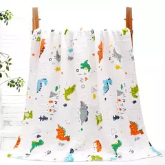 Newborn Baby's Gauze Bathrobe, Infant Swaddle, 100% Algodão, Meninos, Meninas, Crianças, Infantil, Gaze, Cobertor, Roupão, 6 Camadas - comprar online