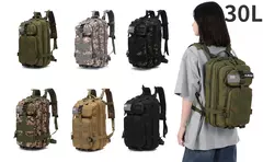 Imagem do Mochila de Nylon impermeável, 30L, 50L, 1000D, mochilas ao ar livre, esportes táticos, camping, caminhadas, trekking, pesca, saco de caça