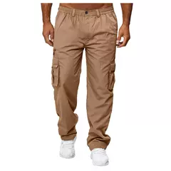 Calças de carga multi bolsos para homens, moletom casual, calças táticas militares, jogger baggy, tática - Wolf Magazine