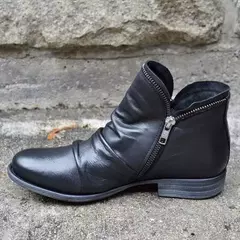 Botas de cor sólida com zíper lateral e sola macia para mulheres, botas stretch com plataforma e cordões sobre o joelho, botas de vestido fino - comprar online