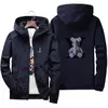 Jaqueta esportiva com capuz de montanhismo masculina, jaqueta estampada casual elegante, marca de luxo, top de alta qualidade, nova, 2024