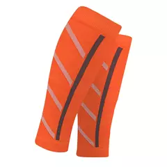 Meias esportivas de compressão, suporte para panturrilha, auxiliam para corrida noturna, leggings de nylon, meias finas para homens, corrida ao ar livre, meias de pressão longas