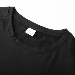 Imagem do Camiseta masculina de algodão de manga curta, tops lisos, musculação T, corredores musculares, roupas de ginástica masculina, camisa slim fit, camisa fitness
