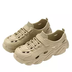 Sandálias Eva da moda masculina, roupa exterior de verão, fundo grosso, antiderrapante, sapatos frescos respiráveis, chinelos de praia para homens - comprar online