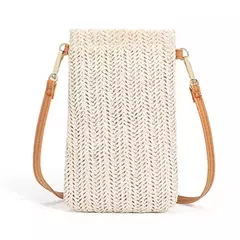 Imagem do Bolsa de tecido palha casual feminina, cachecol de seda, laço, bolsa de praia, grande capacidade, portátil, sacola para senhora, nova, 1 ombro, verão