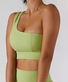 Imagem do Conjunto de saia de ioga para mulheres, treino de ginástica, sutiã de ombro feminino de cintura alta, sutiã de tênis feminino