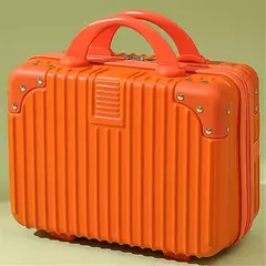 Mini Saco De Maquiagem Vintage, Caso De Viagem Portátil, Pequena Caixa De Bagagem, Handy Caixa De Presente, Senha De Rolamento De Bagagem, 14 ", 16";;VERDADEIRO;;"16 polegadas [com bloqueio de senha 35*27*16]],Ouro rosê na internet