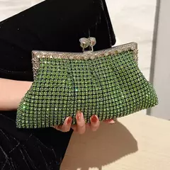 Embreagem de luxo Rhinestone noite para mulheres, bolsa da senhora, design brilhante, banquete de festa, vestido de casamento, bolsa portátil, lua, vestido, Z534