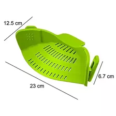 Universal Silicone Anti-derramamento Pasta Coador, Clip-on Pan Pot, Produto comestível, arroz, frutas, coador, ferramentas de cozinha - Wolf Magazine
