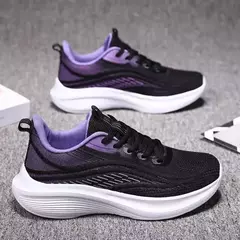 Tênis de corrida respiráveis para mulheres, tênis atlético, treinamento de ginástica ao ar livre, caminhada, tênis para senhoras, moda - comprar online