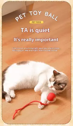 Gato bola interativa brinquedos bola de rolamento automático falso cauda recarregável inteligente animal de estimação brinquedo elétrico cão gato treinamento imitar mouse